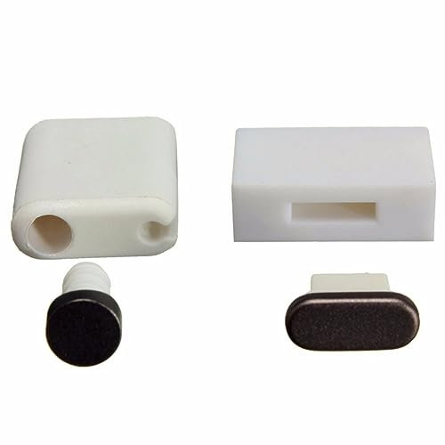 STOBOK Metal Keeper for Grey Dustproof Reusable Metal Charger and Headphone Sockets