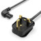 1.5 M C7 Figure 8 90° Angle Main Power Lead with UK Plug – Fit for Sony PS5 PS4 PS3 Slim, Fit for PlayStation 5 4 3, Xbox Series X/S, Xbox One X/S, Printer, Pure Copper, Flexible Charger Cable Cord