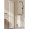 Tringle De Rideau De Douche D'angle Réglable, Fixation Murale À Double Ventouse - Tringle De Douche Rétractable Et Rideau Étanche, Espace D'installation Facile(3Fold-200CM)