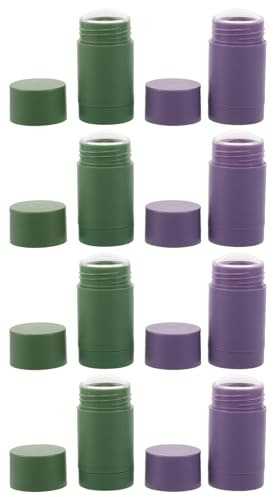 Gatuida Leere Nachfüllbare Deodorantbehälter 40g – Kleine Auslaufsichere Kosmetik Tuben aus Kunststoff mit Drehboden Wiederbefüllbare Selbstgemacht Deosticks für Reisen und