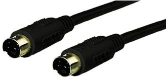 Anschlusskabel S-VHS, Home Cinema, Stecker an Stecker, 10m