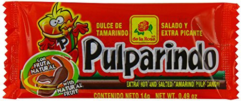 De La Rosa Pulparindo Dulce de Tamarindo | Salado y Extra Picante | Caja de 20 unidades