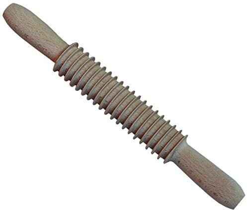 Panetta Casalinghi Mattarello in Legno per tagliatelle, Beige, 30 x 4 x 30 cm