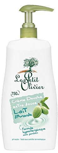 Le Petit Olivier - Douche & Bain - Crème douche extra douce - Lait d'Amande, 750 ml
