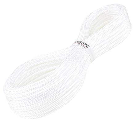 Kanirope® PP Seil Polypropylenseil MULTIBRAID 5mm 50m Farbe Weiß (0100) 16x geflochten