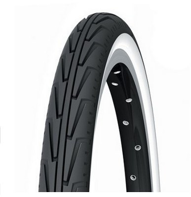 Michelin - 30806/213 : Cubierta neumatico Blanca/Negra 20x1.75 diabolo City
