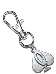 Queen Of Spades Hotwife Cuckold Keyring Keychain Accessory Style 3 - Sexy Jewels