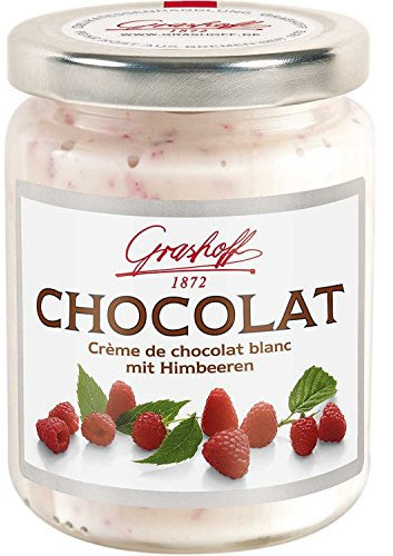 Chocolat bianca con lamponi 250 gr. - Grashoff 1872