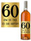 60th Birthday Wine Bottle Label Perfect for Her Women Him Men in Metallic Gold