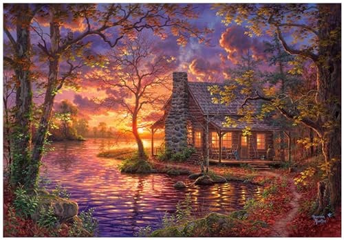 Anatolian 500 piece jigsaw puzzles - jigsaw puzzles for adults 500 pieces HIDING PLACE is ideal as gifts for the whole family and the jigsaw 500 pieces for adults is made of ESKA BOARD