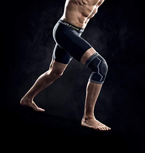 Derbystar Kniebandage-7059 Rodillera, Negro, Large