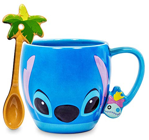 Disney Stitch Mug and Spoon Set