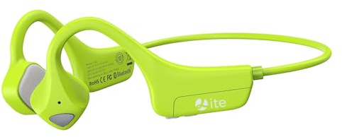 EKEN Bone Conduction Headphones Bluetooth - Wireless Open-Ear Headset with Microphones, Titanium Lightweight Sweat-Proof for Running Driving Cycling Meeting