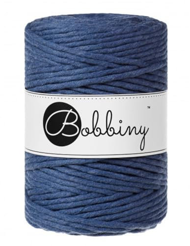 Bobbiny XXL Makramee-Schnur (Jeans), einlagig, 5 mm, 100 m