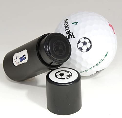 D B Spares Stempel, Fußball-Design, Golfball, personalisierbar