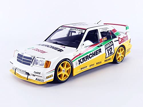 Minichamps 155923612 1:18 Mercedes-Benz 190E 2.5-16 Evo 2-Team Mass-Schons-Joerg Van Ommen-DTM 1992 Sammlerstück Miniatur Auto, Mehrfarbig