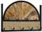 FineBuy Wandgarderobe Mango Massivholz/Rattan 53x40x7,5 cm Design Flurgarderobe, Hakenleiste Wiener Geflecht, Wandpaneel Metall, Garderobe Wand, Garderobenleiste Flur