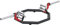 GORILLA SPORTS® Trap Bar - Olympia 50mm, mit 2 Federverschlüssen, bis 340kg Belastbar, gerändelte Griffe, Stahl - Olympic Hex Bar, Olympische Hexagon Hantelstange, für Kniebeugen, Kreuzheben