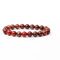 V Vascavi Armband Edelstein, Naturstein als Chakrastein, Heilstein, Ø 8 mm Perlen, MADE IN GERMANY Perlenarmband ca. 20 cm lang, elastisch, Jaspis 3