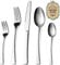 Bestdin Besteck Set 12 Personen, 60 teilig Edelstahl Besteckset, Essbesteck Set mit Messer Gabel Löffel, Hochwertiges Edelstahlbesteck, Spülmaschinenfest.