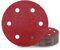 KONGMING Schleifpapier 225mm Klett 25 Stück 6 Loch Körnung P80 für Trockenbauschleifer Schleifgiraffe langhalsschleifer