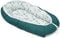 ULLENBOOM Babynest - 100% OEKO-TEX Materialien & Made in EU, Eukalyptus Petrol - Babynestchen Neugeborene aus kuscheliger Baumwolle, Ideal als Reisebett & Kuschelnest geeignet