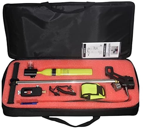 PREVCHA Flachwasser-Tauchset Unterwasser-Rebreather, Tieftauchausrüstung, Künstliches Tauchen, Künstlicher Fisch, Kiemen, Schwimmen, Kleiner Zylinder, Luft-Sauerstoff-Tank-Set Unterwassertaucharbeit