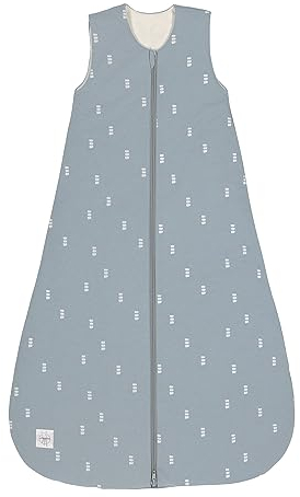 LÄSSIG Baby Ganzjahres Schlafsack ohne Ärmel unisex/Sleeping Bag Interlock light blue, Größe 86/92, 13-24 Monate