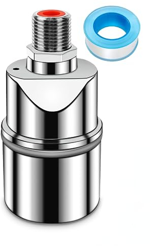 Robinet Flotteur 3/4 pour Réservoir d'eau de Piscine - Valve de Contrôle Automatique du Niveau d'eau - Acier Inoxydable 304 Faible Niveau d'eau, Remplissage Automatique Valve Flottante