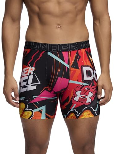 Under Armour Herren Performance Tech Mesh Print Boxerjock Brief Unterwäsche, 15,2 cm Innennaht, ganztägigen Komfort und ultraweich, 1 Stück, Nacho Cheese Doritos, X-Large