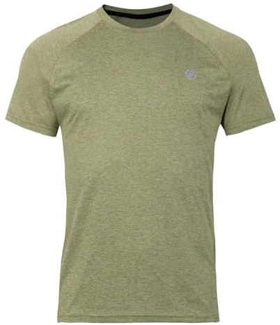 Dare2b Accelerate T-Shirt für Herren, Poloshirt, Yoga-Shirt, 1 Stück, Olivgrün, S