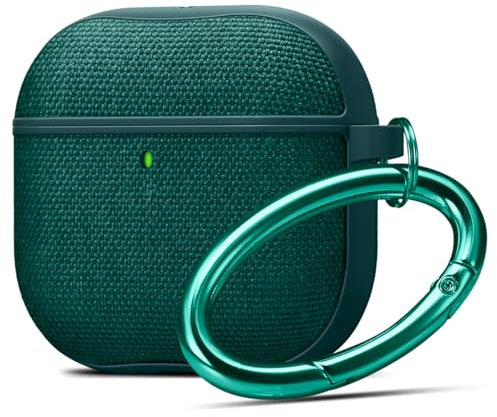 Spigen Urban Fit Hülle Case kompatibel mit AirPods 4 (2024) - Mitternachtsgrün
