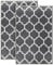 BedLooms Door Mat 60x110 cm 2 Pack – Non Slip Heavy Duty Indoor Outdoor muddy mats for dogs – Stylish & Printed Welcome Front Doormat – Dirt Trapper Kitchen Floor Mat Inside Outside Doormats, Ava Grey