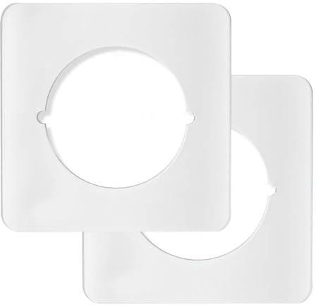 Door Knob Plates Square Version, 2pcs Newest Door Reinforcement Plate, Scar Plates for Door Knob/Deadbolt, Door Handle Cover Filler Fixing Repair Backplate