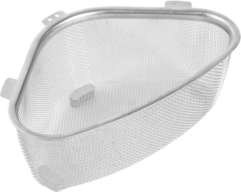 Stainless Steel Triangle Sink Strainer, Multifunctional Kitchen Sink Drain Strainer, Triangle Wire Mesh Strainer Basket for Corners | Stainless Steel Filter Drain Rack for Vegetables, Fruits