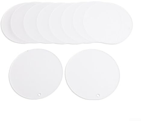 DIY Weihnachtsbaum-Anhänger, klare Acryl-Rohlinge zum Basteln, 10 Stück (10 cm)