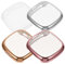 EXCEART 4Pièces TPU Watch Cover Compatible with Fitbit Sense Transparent Protective Case Set and for Scratch and Dust