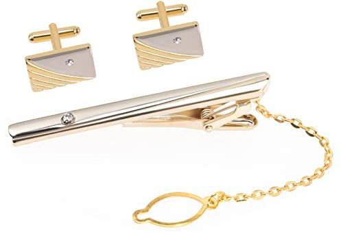 VERDANVERSE 1ensemble Cravate Et Pince à Cravate Avec Écrous Rhinestone De Accessoire Homme Élégant Pour Bureau Et Événements Spéciaux