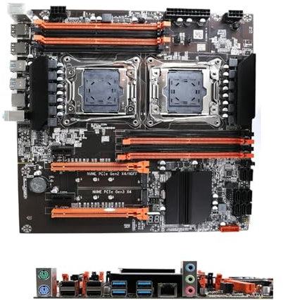Carte mère Double processeur X99, ZX-DU99D4X8, Emplacement V1.1, Puce X99, Compatible avec Les processeurs LGA 2011 et LGA 2011-3, DDR4