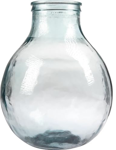 Glasballon Weinballon Glasflasche Gallone Gärbehälter Glas für Wein Likör Fermentation – Dekoflasche Vase Glasbehälter (5L)