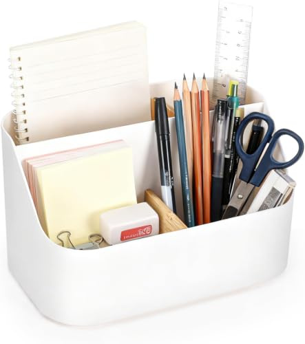 Zippicks Schreibtisch Organizer mit 5 Fächer, Multifunktionaler Organizer Abnehmbar Schreibtischorganisator Platzsparendes, Stifte Organizer für Büro Zuhause Schule