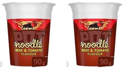 Noodle Beef & Tomato Flavour Instant Noodles, 90g, 2 Pack,omato Flavour offers a quick and satisfying noodle snack that's ready in minutes, perfect for busy lifestyles