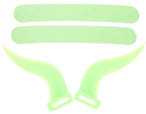 ELEOUTI 2 Stück Grüne Silikon Hörner für Headset Kopfhörer mit Fester und Einfacher Installation Halloween Festivalzubehör für Cosplay und Rollenspielpartys