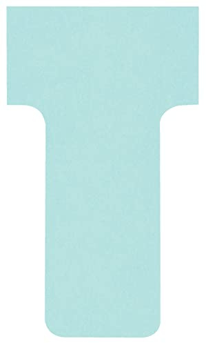Nobo Kartentafel Zubehör T-Karten, Index 1, 100 Stück, blau