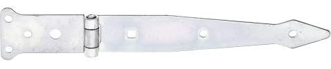 Alberts 315092 Werfgehänge | mit vernietetem Stift | galvanisch verzinkt, dickschichtpassiviert | Band 202 x 35 mm | Scharnier 77 x 48 mm