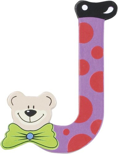 Playshoes Wooden Letters Door Letters Children's Room Decoration J