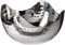 Elegance Hammered 6-Inch Stainless Steel Bowl, 6 x 6 x 3,24 Ounces,Silver