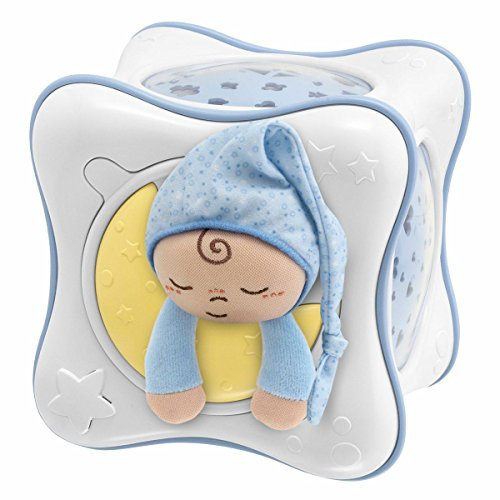 Chicco - Proyector Cubo arcoíris, Color Azul (00002430200000)