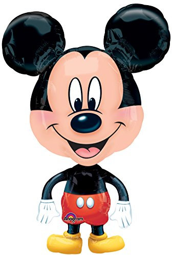 Disney Airwalkers Foil Balloon with Mickey Mouse Design - 1 Pc.