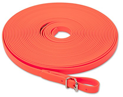 Mystique® Biothane Schweißriemen 13mm neon orange 12m